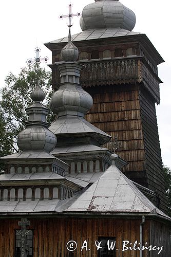 Świątkowa Wielka zabytkowa cerkiew drewniana z 1757 roku, obecnie kościół katolicki Beskid Niski