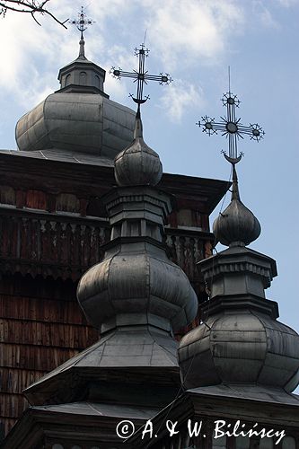 Świątkowa Wielka zabytkowa cerkiew drewniana z 1757 roku, obecnie kościół katolicki Beskid Niski