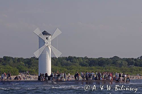 Stawa Młyny u wejścia do portu Świnoujście