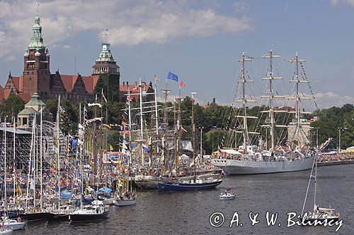 Szczecin, Wały Chrobrego, Odra Zachodnia i Duńczyca, Tarasy Hakena, Tall Ship Race 2007, Zlot żaglowców