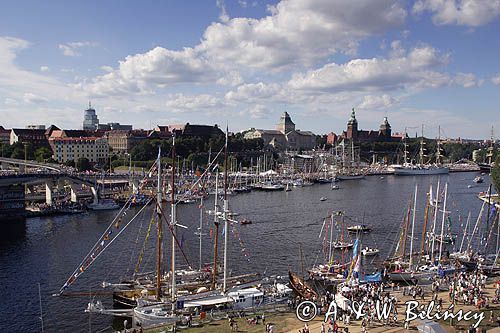 Szczecin, Wały Chrobrego, Odra Zachodnia i Duńczyca, Tarasy Hakena, The Tall Ships Races 2007, Zlot żaglowców, Łasztownia