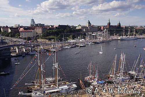 Szczecin, Wały Chrobrego, Odra Zachodnia i Duńczyca, Tarasy Hakena, The Tall Ships Races 2007, Zlot żaglowców, Łasztownia