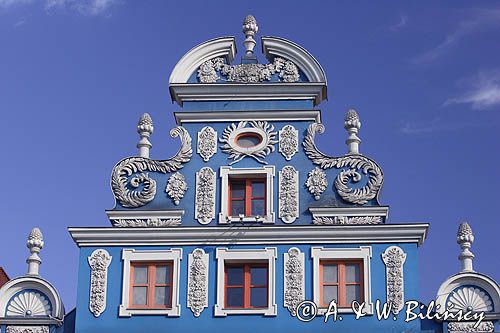 Szczecin, kamienica przy Rynku Siennym, Sienna 7, fronton