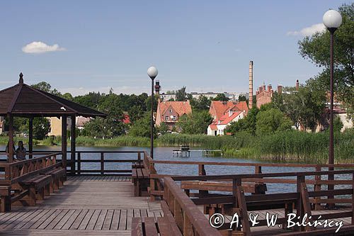 Szczytno, pomost nad jez.Domowym D, Mazury