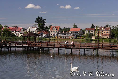 Szczytno, pomost nad jez.Domowym D, Mazury