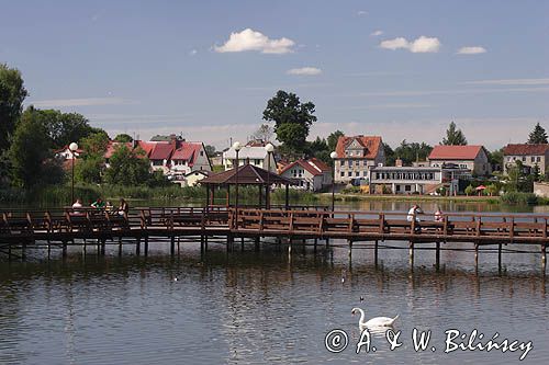 Szczytno, pomost nad jez.Domowym D, Mazury