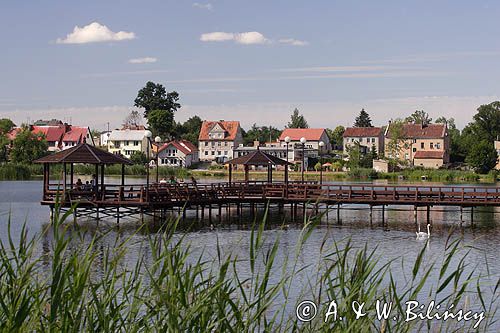 Szczytno, pomost nad jez.Domowym D, Mazury