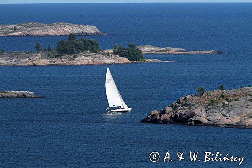 widok z Gubbo Kupa, Archipelag Gryt, szwedzkie szkiery, Szwecja