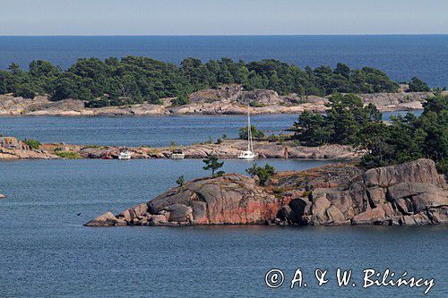 widok z Gubbo Kupa, Archipelag Gryt, szwedzkie szkiery, Szwecja