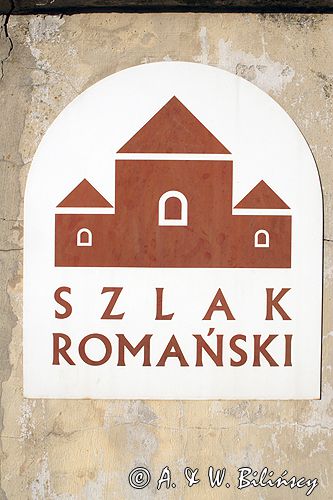 Znak szlaku romańskiego