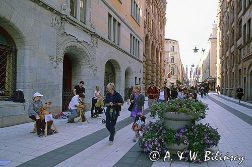 Sztokholm, masażyści na Drottinggatan, Szwecja