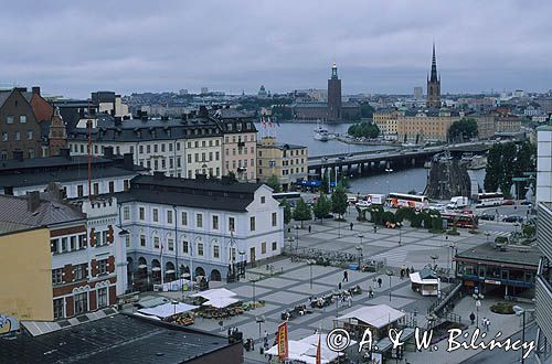 Sztokholm, Panorama miasta, Muzeum Miejskie, Slussen