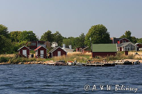 szkiery koło Karlskrony, Garpen, wyspa Hasslö, Blekinge, Szwecja