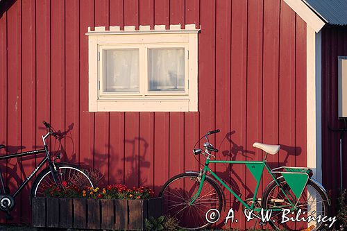 porcik i wioska Torhamn, Blekinge, Szwecja