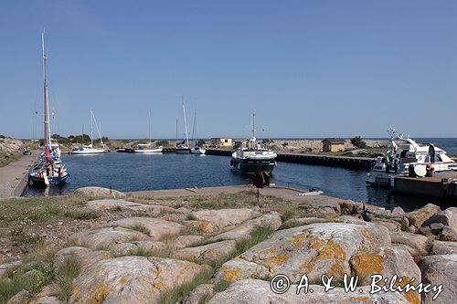 wyspa Utklippan, port jachtowy, szkiery koło Karlskrony, Blekinge, Szwecja