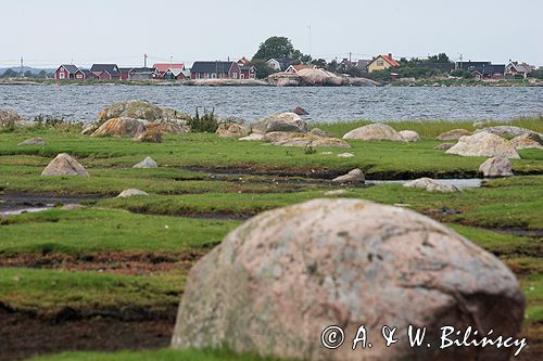 wyspa Utlangan, widok na wyspę Ungskär szkiery koło Karlskrony, Blekinge, Szwecja