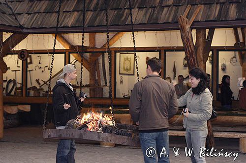 Szymbark, skansen, palenisko, Kaszuby