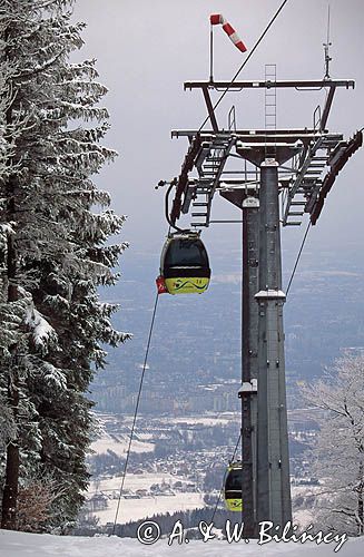 Wyciąg gondolowy na Szyndzielnię, Beskid Śląski