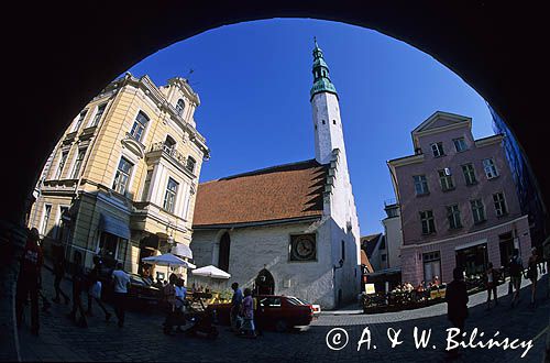 Tallin, kościół św. Ducha, Estonia