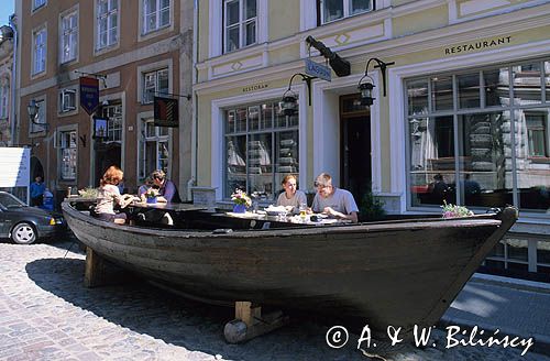 Tallin, restauracja Laguun na ul. Vene, Estonia