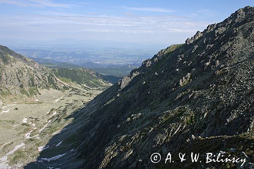 Dolina Pańszczycy i Waksmundzki Wierch, Tatrzański Park Narodowy, widok ze szlaku na Krzyżne