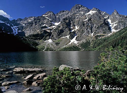 Tatry widok na Morskie Oko