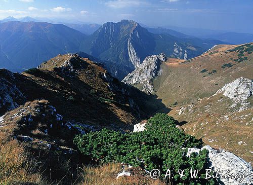 Tatry Wielka Turnia i Kominiarski i Raptawicka Turnia