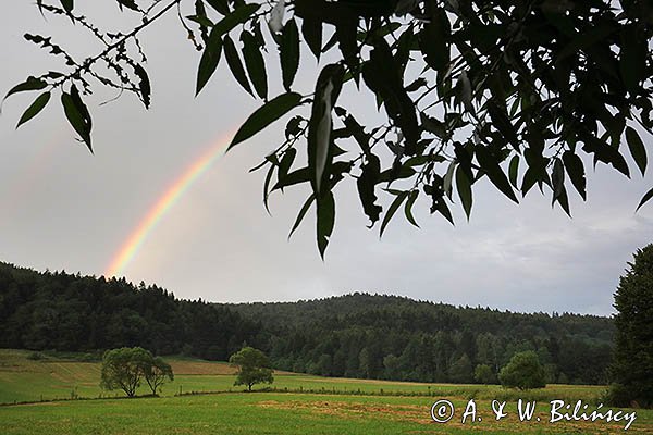 Podwójna tęcza, Góry Sanocko-Turczańskie