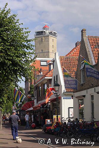 wioska West Terschelling na wyspie Terschelling, Wyspy Fryzyjskie, Holandia, Waddensee, Morze Wattowe