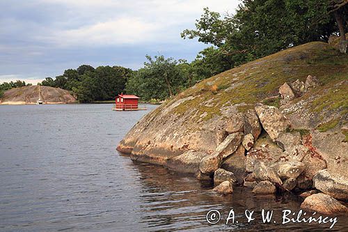 sauna, wyspa Tjaro, Szkiery Blekinge, Szwecja