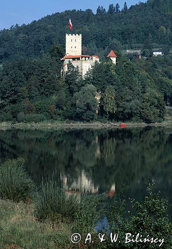 Zamek Tropsztyn nad Zalewem Rożnowskim