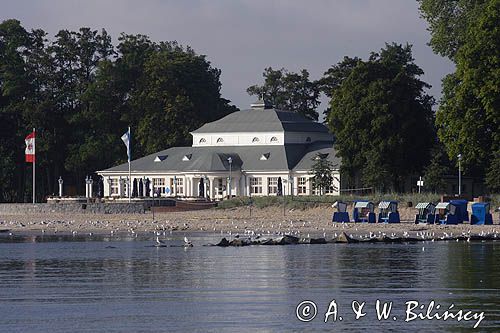 restauracja na plaży w Ueckermunde, Niemcy