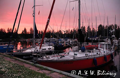 port jachtowy Ulkofantti koło Raahe, Finlandia, Zatoka Botnicka