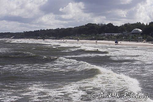 Ustka plaża