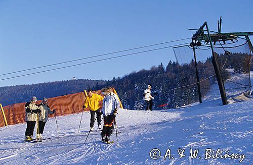 wyciąg Ustroń Poniwiec, na Czantorii