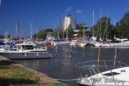 marina Pakkahuone w Uusikaupunki, Finlandia, Zatoka Botnicka