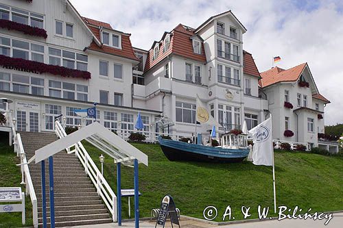 restauracja i hotel Plonsky w Bansin na wyspie Uznam, Niemcy