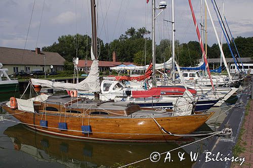 port jachtowy w Rankwitz na wyspie Uznam, Niemcy