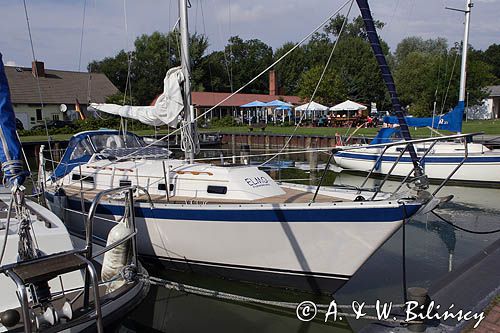 port jachtowy w Rankwitz na wyspie Uznam, Niemcy