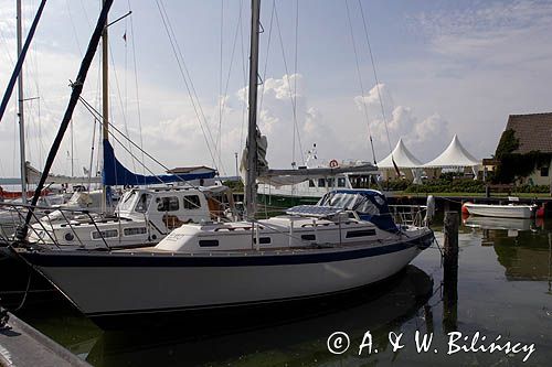 port jachtowy w Rankwitz na wyspie Uznam, Niemcy