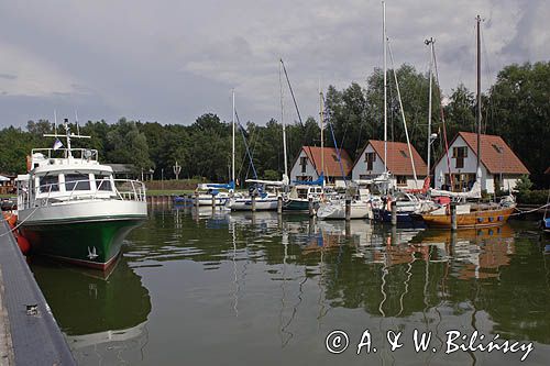 port jachtowy i domki letniskowe w Rankwitz na wyspie Uznam, Niemcy