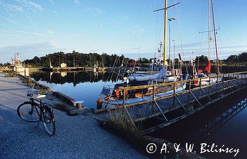 port w Vandburg, Gotland, Gotlandia, Szwecja