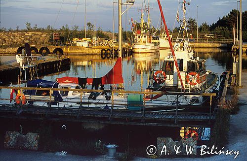 port w Vandburg, Gotland, Gotlandia, Szwecja