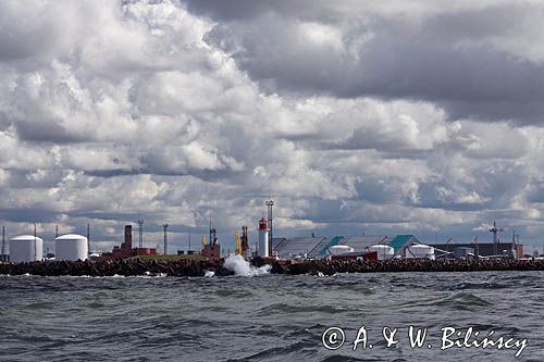 port Ventspils, Łotwa Ventspils harbour, Latvia