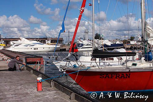 port jachtowy Ventspils, Łotwa Ventspils harbour, Latvia