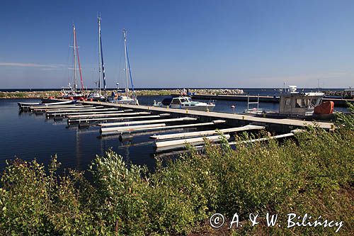 port Vikarskat na wyspie Bjorkoby, Archipelag Kvarken, Finlandia, Zatoka Botnicka