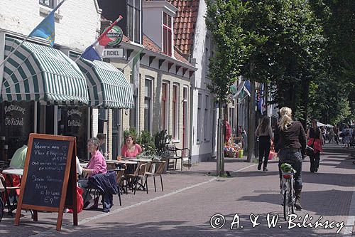 wioska Oost Vlieland na wyspie Vlieland, Wyspy Fryzyjskie, Holandia, Waddensee, Morze Wattowe