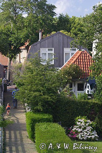 wioska Oost Vlieland na wyspie Vlieland, Wyspy Fryzyjskie, Holandia, Waddensee, Morze Wattowe