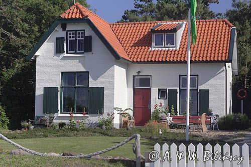 wioska Oost Vlieland na wyspie Vlieland, Wyspy Fryzyjskie, Holandia, Waddensee, Morze Wattowe