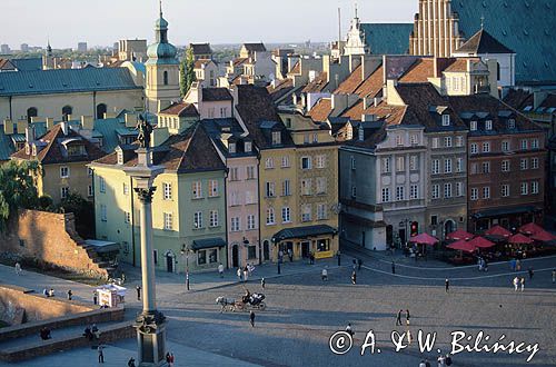 Warszawa. Plac Zamkowy kolumna Zygmunta